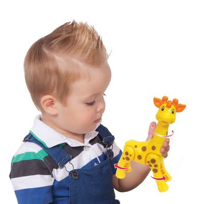 Image showing  Happy Hippo N' Friends Toy Vehicle with Animal Figures, 14 in. x 6 in. x 8 in.