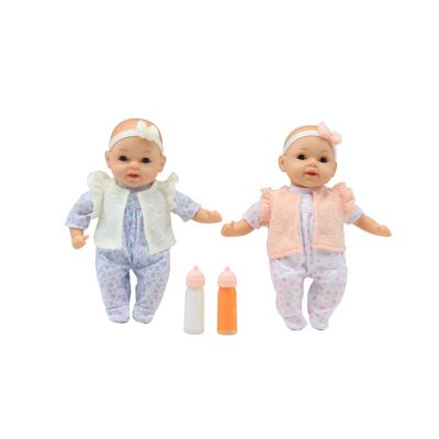 Dream Collection 13 in. My Dream Baby Dolls Happy Twins Baby Doll Playset, Includes 2 Dolls