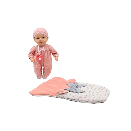 Dream Collection My Dream Baby 13 in. Bunting Baby Doll Toy Set