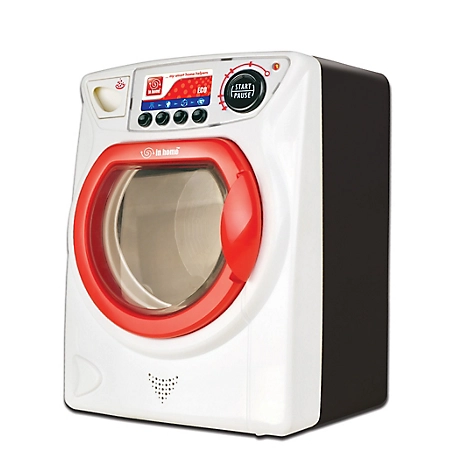 Red Box Pretend Play Electronic Working Washing Machine