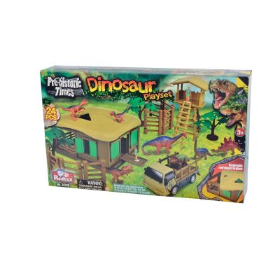 Image showing  24 pc. Prehistoric Dinosaur Figure Playset