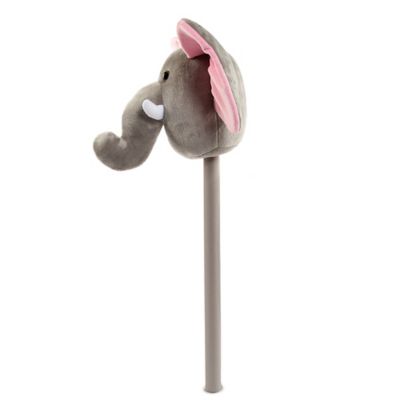 Image showing  28 in. Plush Action Elephant Stick with Music, Grey