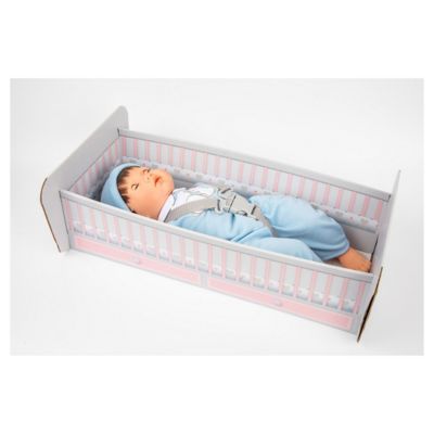 Image showing  Baby Doll in Gift Box, Brown Hair