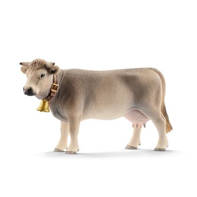 Schleich Farm World Braunvieh Cow Toy Figurine