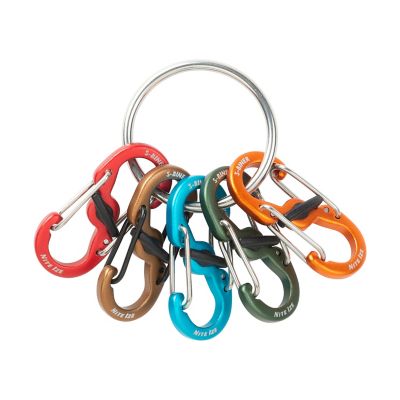 Image showing  KeyRing Locker with Aluminum S-Biner MicroLocks, Assorted