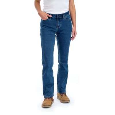 Image showing  Women's Straight Fit Mid-Rise 5-Pocket Jeans
