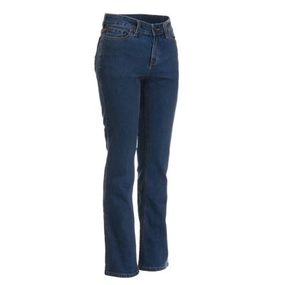 Image showing  Women's Straight Fit Mid-Rise 5-Pocket Jeans