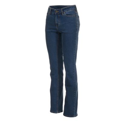 Image showing  Women's Straight Fit Mid-Rise 5-Pocket Jeans