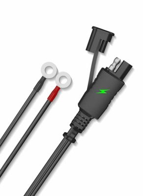 Image showing  24 in. 18 AWG 12V Ring Terminal Battery Indicator Cable