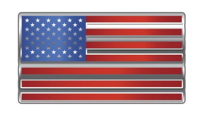 Image showing  American Flag Decal