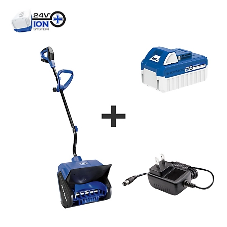 Snow Joe 13 in. 24V iON Cordless Snow Shovel Kit with 4.0 Ah Battery and Charger