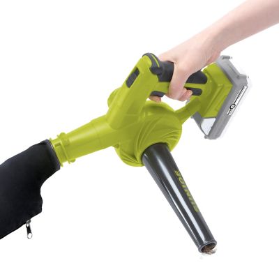 Image showing 6 th Sun Joe iON 185 MPH/105 CFM 24V Cordless Handheld Workshop Blower and Vacuum, Battery and Charger Included
