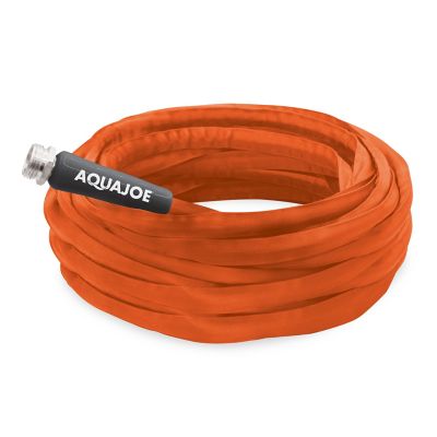 Image showing 5 th Aqua Joe 3/4 in. x 75 ft. Fiberjacket Contractor Grade Hose