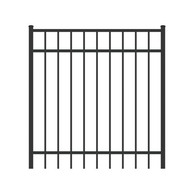 Ironcraft Fences 4 ft. x 4 ft. Berkshire Aluminum Fence Gate