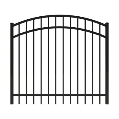 Ironcraft Fences 4 ft. x 5 ft. Berkshire Aluminum Fence Arched Gate