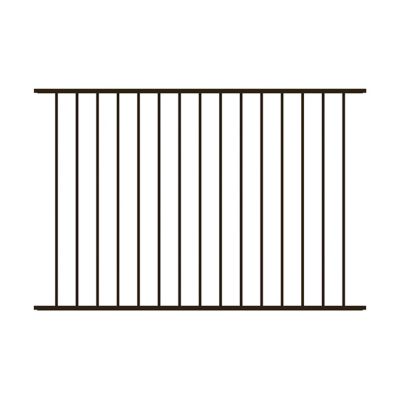 Ironcraft Fences 4 ft. x 6 ft. Eastham Aluminum Fence Panel