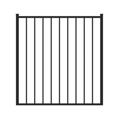 Ironcraft Fences 4 ft. x 4 ft. Eastham Aluminum Fence Gate