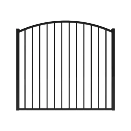 Ironcraft Fences Eastham 4' x 5' Aluminum Arched Fence Decorative Gates