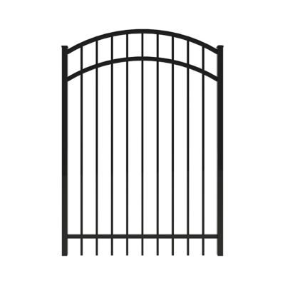 Ironcraft Fences 5 ft. x 4 ft. Berkshire Aluminum Fence Arched Gate