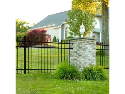 Image showing 9 th Ironcraft Fences 4 ft. H x 6 ft. W Orleans Aluminum Fence Panel