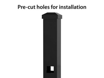 Image showing  72 in. Orleans Aluminum Line Post