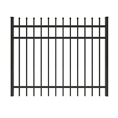 Ironcraft Fences 4ft H x 5ft W Orleans Aluminum Fence Gate