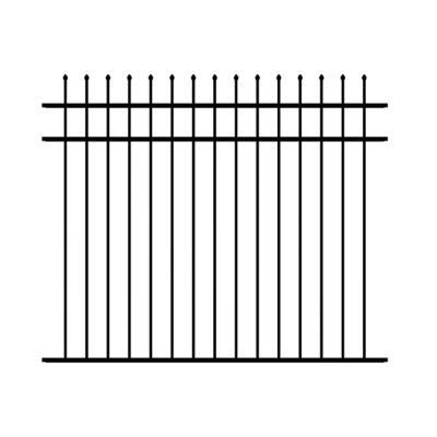 Ironcraft Fences 5 ft. x 6 ft. Orleans Aluminum Fence Panel