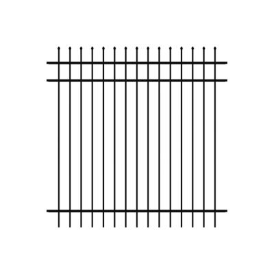 Ironcraft Fences 6ft H x 6ft W Orleans Aluminum Fence Panel