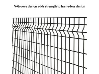 Image showing 7 th Ironcraft Fences 4 ft. x 6 ft. Euro Steel Fence Panel