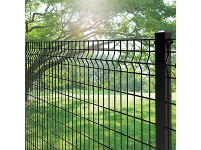 Image showing 9 th Ironcraft Fences 4 ft. x 6 ft. Euro Steel Fence Panel