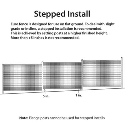 Image showing 6 th Ironcraft Fences 4 ft. x 4 ft. Euro Steel Fence Gate