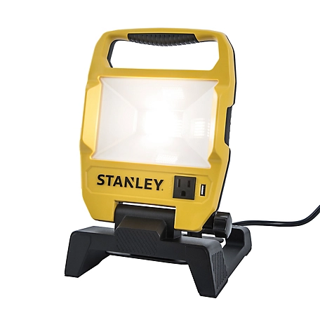Stanley 3,500 Lumen Portable Corded LED Work Light, 5 ft. Cord