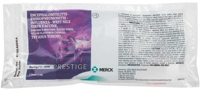 Prestige 5 +WNV Horse Vaccine, 1 Dose