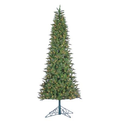 Sterling Tree Company 10 ft. Natural Cut Salem Spruce Pre-Lit Artificial Christmas Tree with 850 Clear Lights