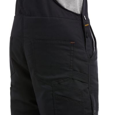 Image showing  Men's Rebar DuraCanvas Stretch Insulated Work Bib