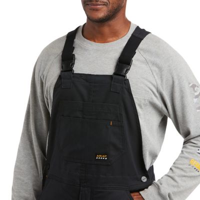 Image showing  Men's Rebar DuraCanvas Stretch Insulated Work Bib