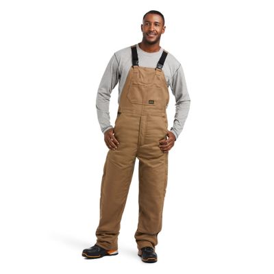 Ariat Men's Rebar DuraCanvas Stretch Insulated Work Bib