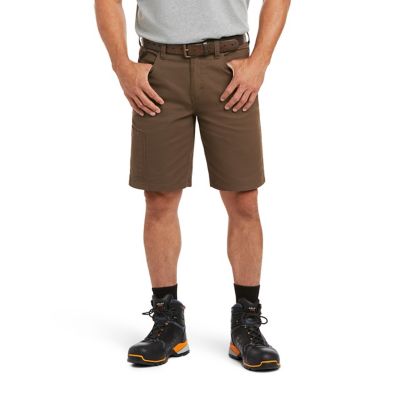 Image showing 0 th Ariat Men's 10 in. Rebar Relaxed Made Tough DuraStretch Shorts