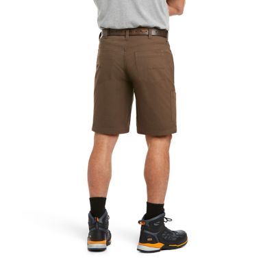 Image showing 1 th Ariat Men's 10 in. Rebar Relaxed Made Tough DuraStretch Shorts