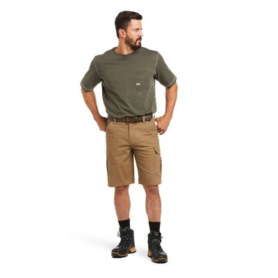 Image showing  Men's 11 in. Rebar Relaxed Made Tough DuraStretch Cargo Shorts