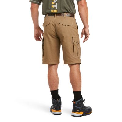 Image showing  Men's 11 in. Rebar Relaxed Made Tough DuraStretch Cargo Shorts