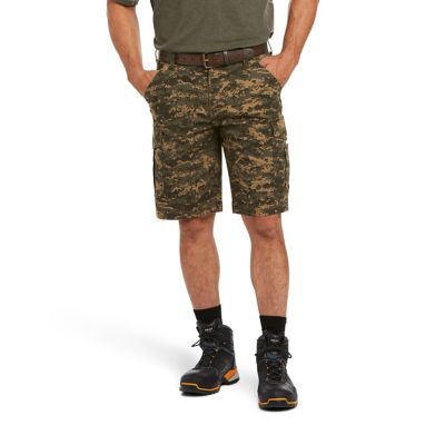 Ariat Men's 11 in. Rebar Relaxed Made Tough DuraStretch Cargo Shorts