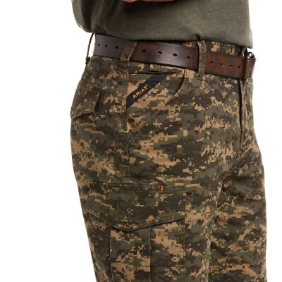 Image showing  Men's 11 in. Rebar Relaxed Made Tough DuraStretch Cargo Shorts