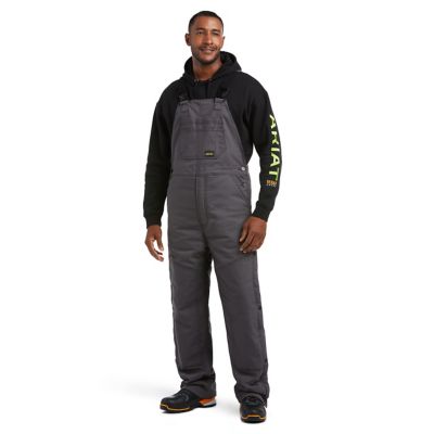 Image showing  Men's Rebar DuraCanvas Stretch Insulated Work Bib