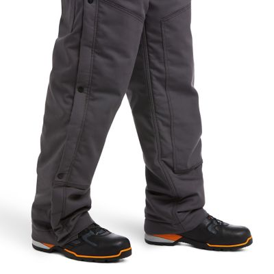 Image showing  Men's Rebar DuraCanvas Stretch Insulated Work Bib