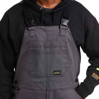 Image showing 5 th Ariat Men's Rebar DuraCanvas Stretch Insulated Work Bib