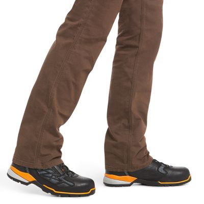 Image showing 4 th Ariat Men's Stretch Fit Rebar M4 Relaxed Made Tough DuraStretch Straight Leg Work Pants