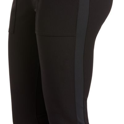 Image showing 2 th Ariat Women's Stretch Fit Rebar DuraStretch Utility Work Leggings, 11 oz. Double Weave Stretch Fabric