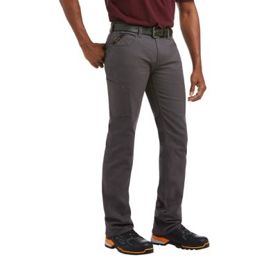 Ariat Men's Stretch Fit Natural-Rise Rebar M7 Slim Made Tough Straight Work Pants