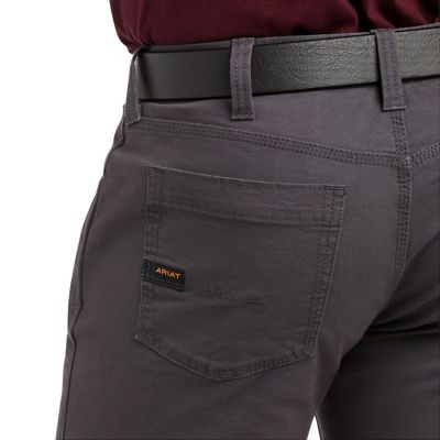 Image showing 3 th Ariat Men's Rebar M7 Slim Made Tough Durastretch Straight Leg Work Pant